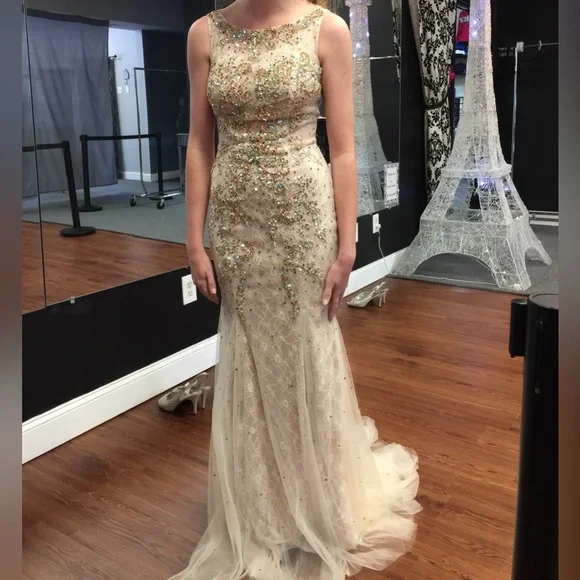 green emerald velvet dress Lace Applique Long A-line Chiffon Dress by Elizabeth K GL1526  ABC Fashion